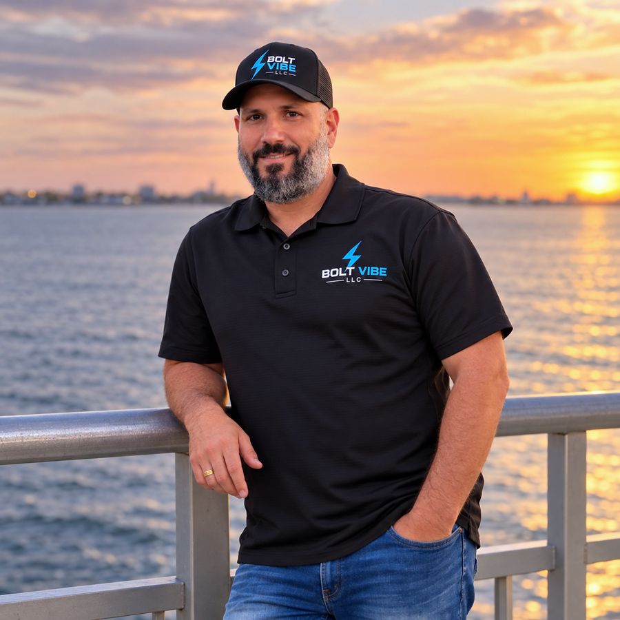Yosbel Rodriguez, owner of Bolt Vibe Electrical Solutions